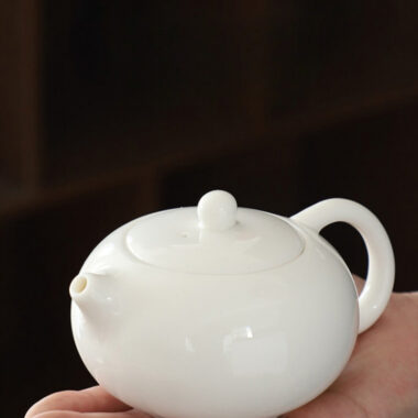 Mutton Fat Jade White Porcelain [Feng Ming Pot] 260ml