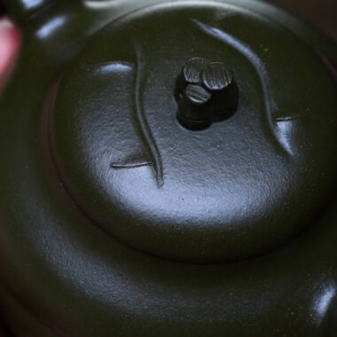 Full Handmade Yixing Zisha Teapot [Bamboo Pot] (Mo Lu Ni- 360ml)