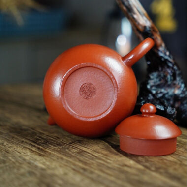 Full Handmade Yixing Zisha Teapot [Dragon Egg Pot] (Zhu Ni – 220ml)