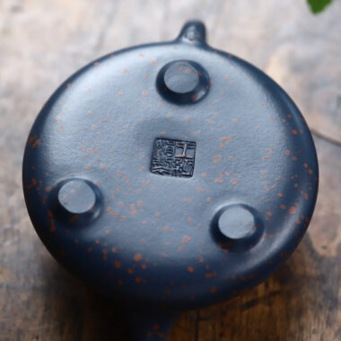 Full Handmade Yixing Zisha Teapot [Ziye Shi Piao Pot] (Tian Cui Sha – 170ml)
