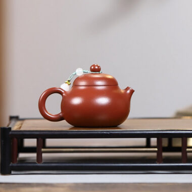 Yixing Zisha Teapot [Mini Wendan] (Dahongpao – 130ml)