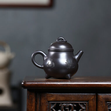 Yixing Zisha Teapot [Sanzu Ruding] (Shi Huang – 310ml)