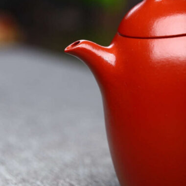 Full Handmade Yixing Zisha Teapot [Qin Quan Pot] (Dahongpao – 180ml)