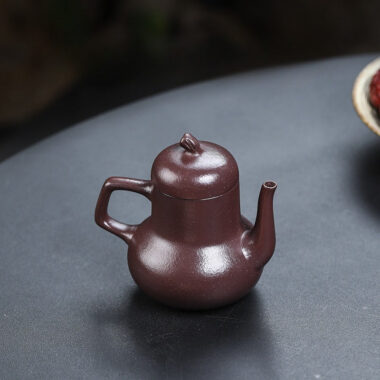 Full Handmade Yixing Zisha Teapot [Qing Feng Ming Yue] (Zi Ni – 170ml)