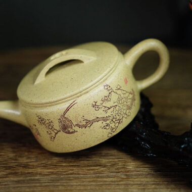 Full Handmade Yixing Zisha Teapot [Hanwa Pot] (Benson Lu Ni – 160ml)