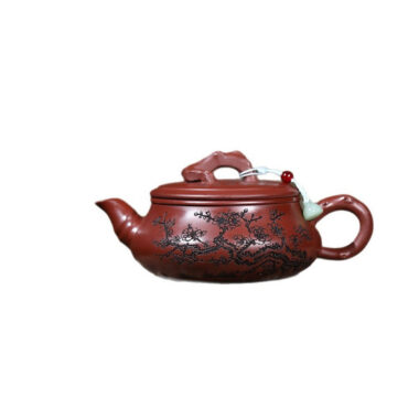 Yixing Zisha Teapot [Red Plum] (Long Xue Sha – 360ml)