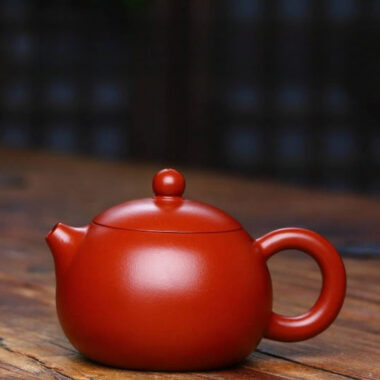 Full Handmade Yixing Zisha Small Teapot [De Zhong / Xishi / Dragon Egg] (Dahongpao – 100/140/140ml)
