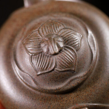 Yixing Zisha Teapot [Ping Ting Pot] (Long Bei Qing Firewood Fired – 190ml)