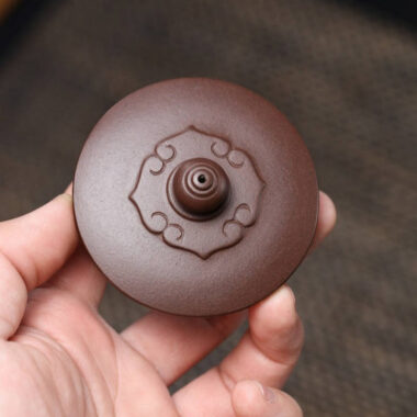 Full Handmade Yixing Zisha Teapot [Elegant Bamboo Pot] (Zi Ni – 300ml)