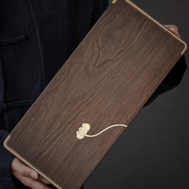 Ebony Copper Frame Tea Tray