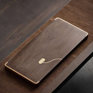 Ebony Copper Frame Tea Tray