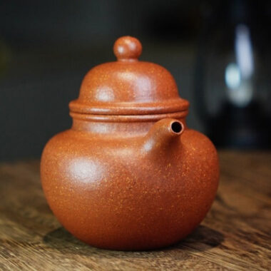 Full Handmade Yixing Zisha Teapot [Duo Qiu Pot] (Jiang Po Ni – 200ml)