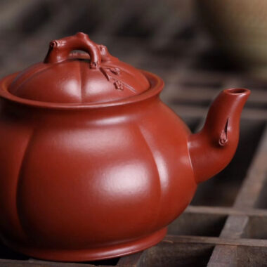 Full Handmade Yixing Zisha Teapot [Jin Mei Pot] (Dahongpao – 190ml)