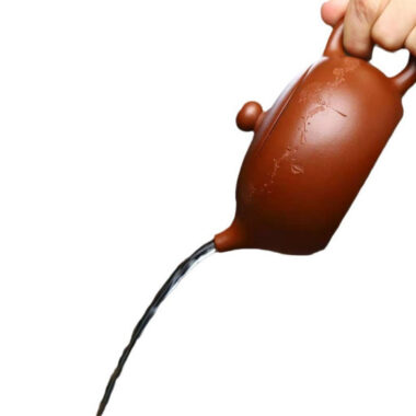 Full Handmade Yixing Zisha Teapot [Bian Xishi Pot] (Qing Shui Ni – 250ml)