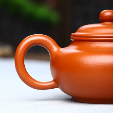Full Handmade Yixing Zisha Teapot [Fanggu Pot] (Zhao Zhuang Zhu Ni – 160ml)