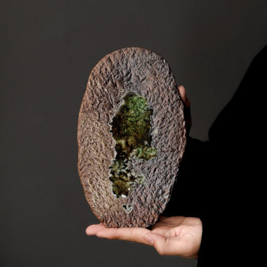 Kiln Change Firewood Firing [Yan Kuang] Hand-Grab Pot / Tea Tray Set