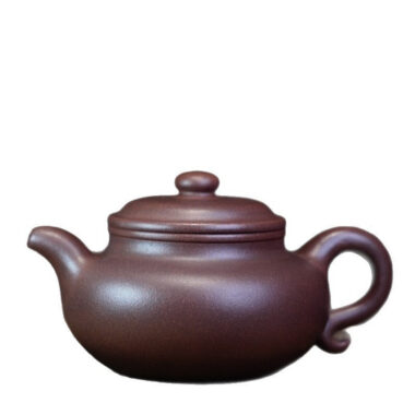 Full Handmade Yixing Zisha Teapot [Fanggu Pot] (Zi Ni – 360ml)