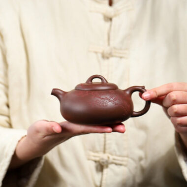 Yixing Zisha Teapot [Han Xiang] (Di Cao Qing – 330ml)
