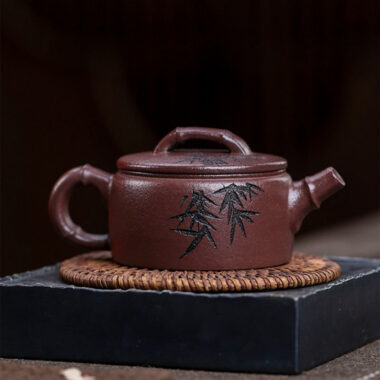 Full Handmade Yixing Zisha Teapot [Xiang Zhu] (30 Mu Zi Ni – 160ml)