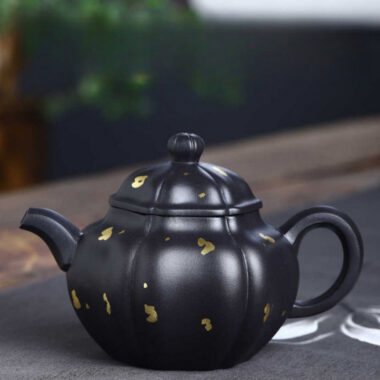 Full Handmade Yixing Zisha Teapot [Golden Lotus Seed Pot] (Shi Huang – 300ml)