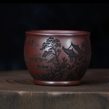 Handmade Yixing Zisha Master Tea Cup [Yi Jiangnan] 200ml