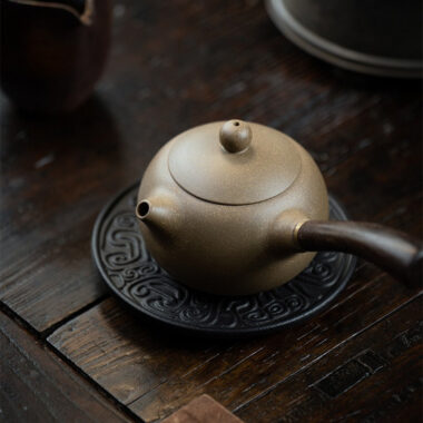 Yixing Zisha Teapot [Tang Yu Xishi Side Handle Pot] (Qing Duan Ni – 200ml)