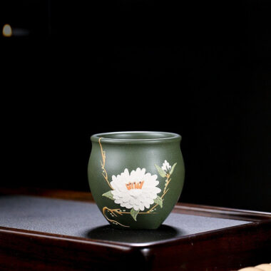 Full Handmade Yixing Zisha Master Tea Cup Gift Set [Wen Xiang]