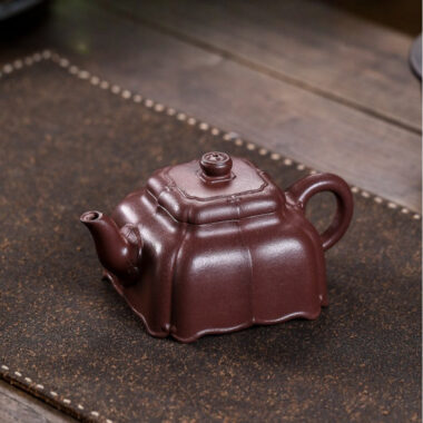 Full Handmade Yixing Zisha Teapot [Feiling] (Zi Ni – 180ml)