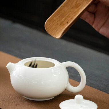 Mutton Fat Jade White Porcelain [Feng Ming Pot] 260ml
