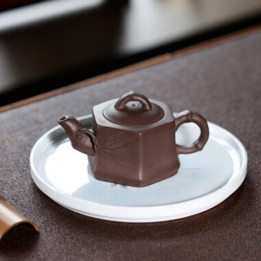 Yixing Zisha Teapot [Liufang Bamboo] (Zi Ni – 170ml)