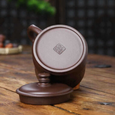 Full Handmade Yixing Zisha Tea Mug [Bamboo] (Lao Zi Ni – 430ml)