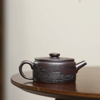 Yixing Zisha Teapot [Jiangnan Hanwa] (Chi Long Xue Sha – 150ml)