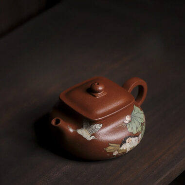 Full Handmade Yixing Zisha Teapot [Shui Meiren] (Hong Jiang Po Ni – 190ml)