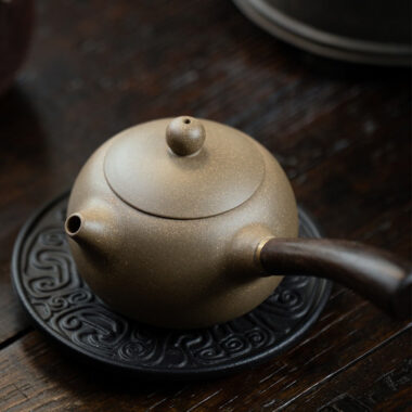 Yixing Zisha Teapot [Tang Yu Xishi Side Handle Pot] (Qing Duan Ni – 200ml)