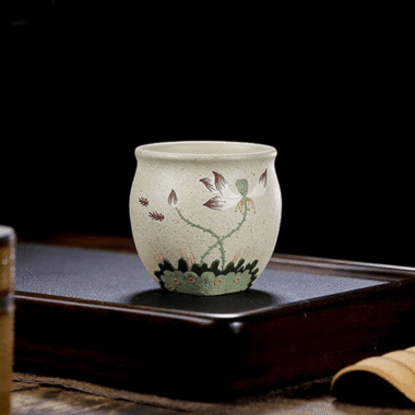 Full Handmade Yixing Zisha Master Tea Cup Gift Set [Dark Fragrance]