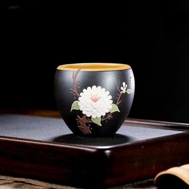 Full Handmade Yixing Zisha Master Tea Cup Gift Set [Ningxiang]
