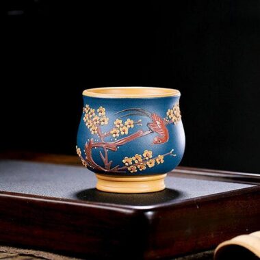 Full Handmade Yixing Zisha Master Tea Cup Gift Set [Ningxiang]