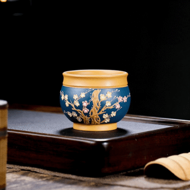 Full Handmade Yixing Zisha Master Tea Cup Set [Shanshui]