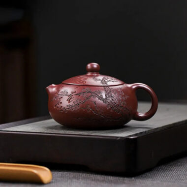Full Handmade Yixing Zisha Teapot [An Xiang Xishi] (Long Xue Sha – 250ml)