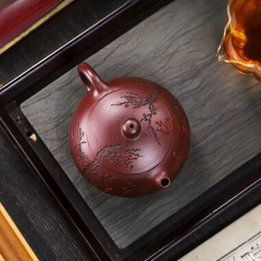 Full Handmade Yixing Zisha Teapot [An Xiang Xishi] (Long Xue Sha – 250ml)