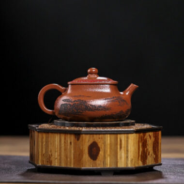 Full Handmade Yixing Zisha Teapot [Bai Fu Ju Zhen] (Hong Jiang Po Ni – 150ml)
