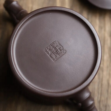 Full Handmade Yixing Zisha Teapot [Bamboo Pot] (Zi Ni – 260ml)