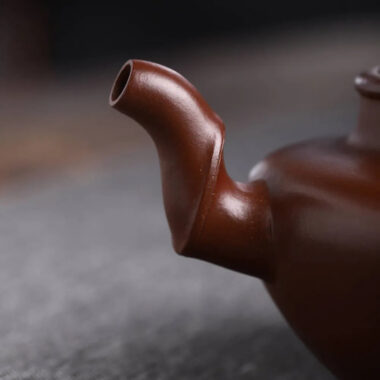 Full Handmade Yixing Zisha Teapot [Bamboo Pot] (Zi Ni – 280ml)