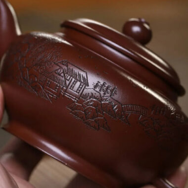 Full Handmade Yixing Zisha Teapot [Bian Xiao Ying Pot] (Zi Ni – 210ml)