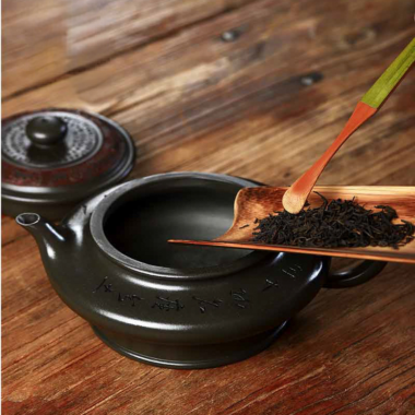 Full Handmade Yixing Zisha Teapot [Bian Xu] (Douqing Sha – 450ml)