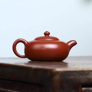 Full Handmade Yixing Zisha Teapot [Bian Yuan Zhu Pot] (Daohongpao – 230ml)