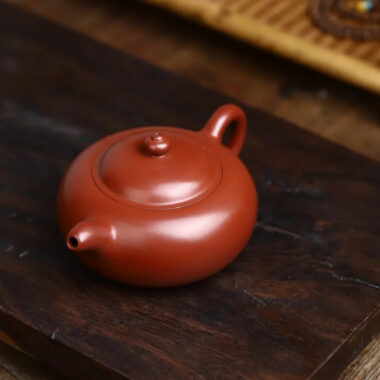 Full Handmade Yixing Zisha Teapot [Bian Yuan Zhu Pot] (Daohongpao – 230ml)