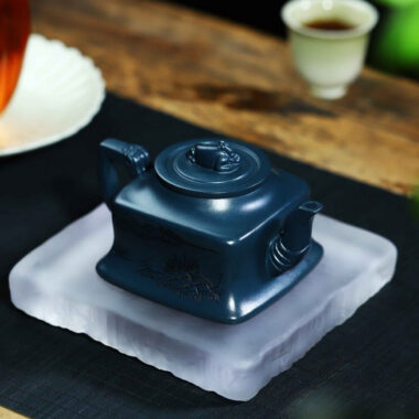 Full Handmade Yixing Zisha Teapot [Cha Yuan] (Tian Qing Ni – 230ml)