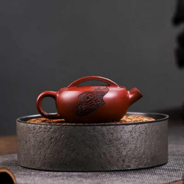 Full Handmade Yixing Zisha Teapot [Chan Cha Yiwei] (Long Xue Sha – 140ml)