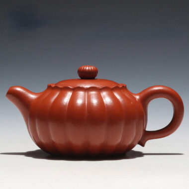 Full Handmade Yixing Zisha Teapot [Chrysanthemum Bud Pot] (Zhao Zhuang Zhu Ni – 170ml)